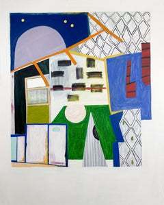 Belmont Evenings, Pittura olio su tela di Rebekah Andrade, 2024