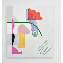 Scarabocchi 1, Pittura olio su tela di Rebekah Andrade, 2023