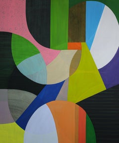 Formas Suavizando Capas #5, Pintura, Óleo sobre lienzo