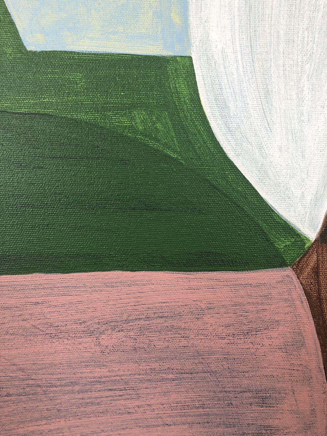 Green Field, Painting, Acrylic on Canvas 4