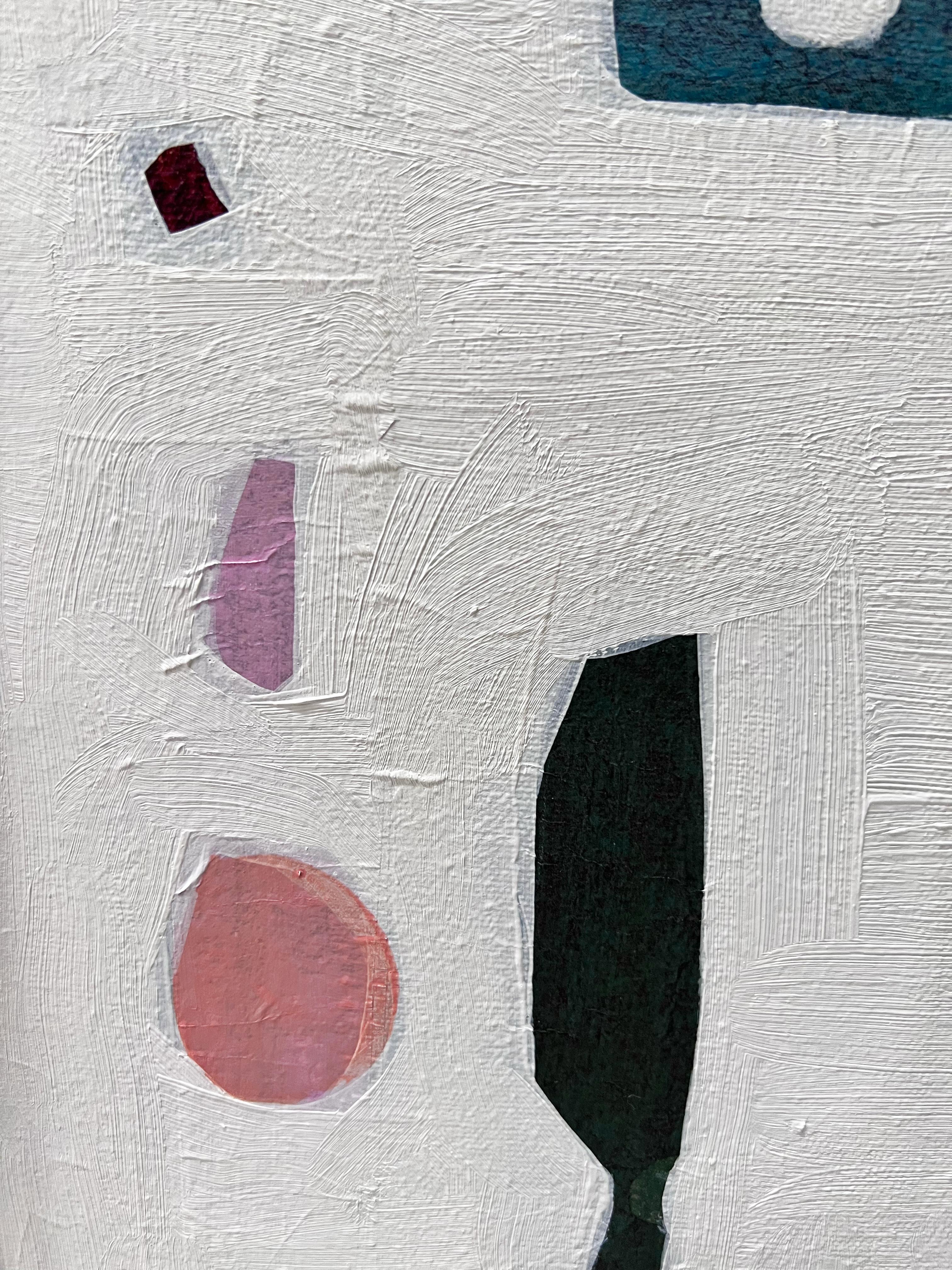 Mappa mentale Nove, Blu indaco scuro, Greene & Greene oliva, Rosa ocra Forme geometriche, Whiting in vendita 1