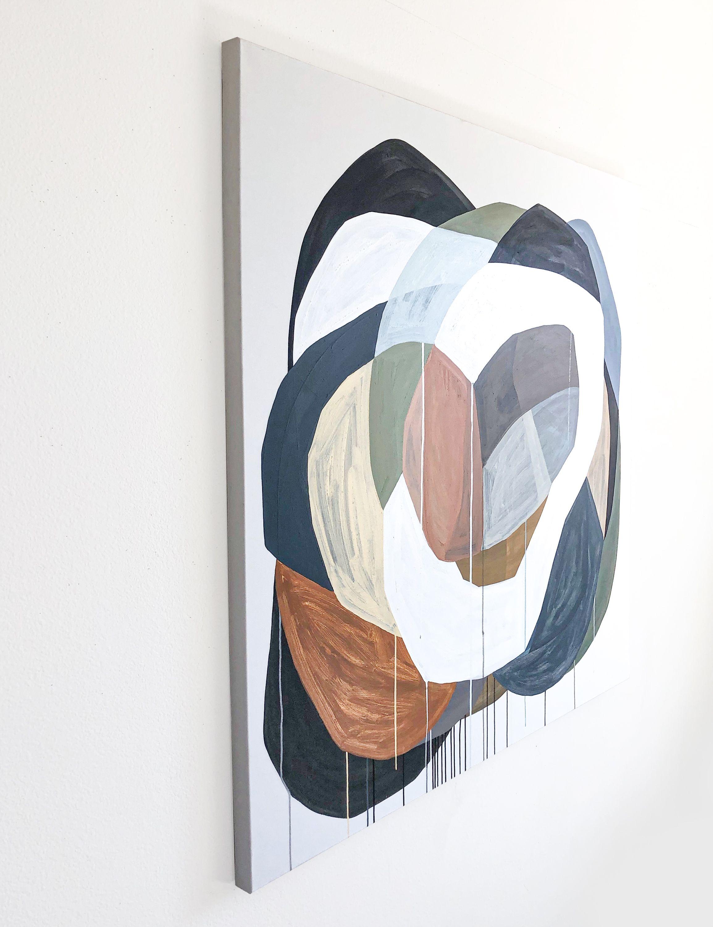 Serene Form A 2, Pittura, Acrilico su tela - Painting di Rebekah Andrade