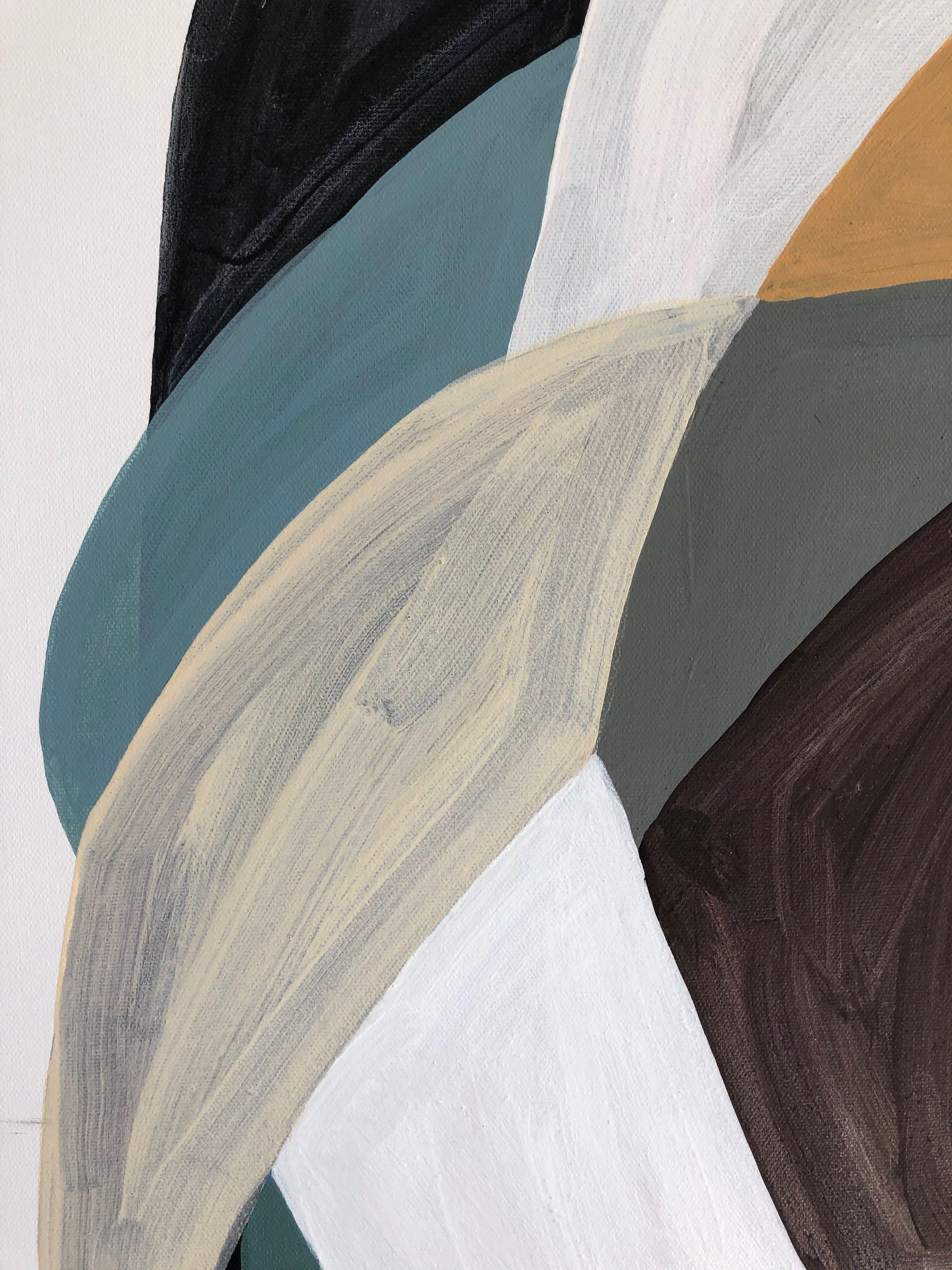 Forma Serena 3, Pintura, Acrílico sobre lienzo - Painting Abstracto de Rebekah Andrade
