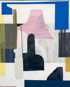 Forma di nave, dipinto olio su tela di Rebekah Andrade, 2023