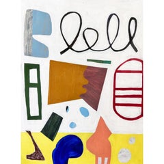Study 1, Oil on Paper Painting by Rebekah Andrade, 2022