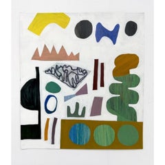 Study 5, Oil on Paper Painting by Rebekah Andrade, 2022