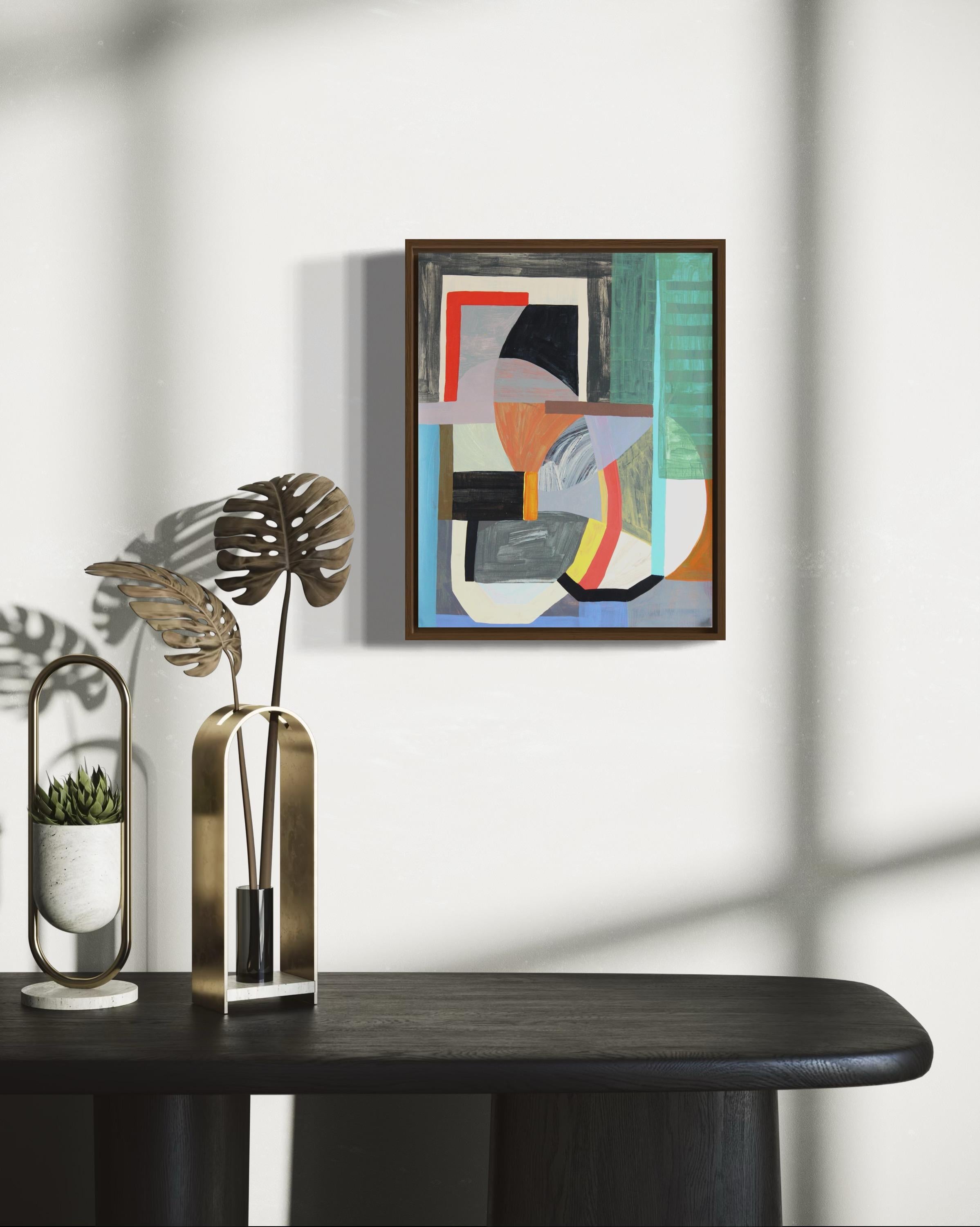 Studio 6, Pittura acrilica su carta di Rebekah Andrade, 2021 in vendita 1