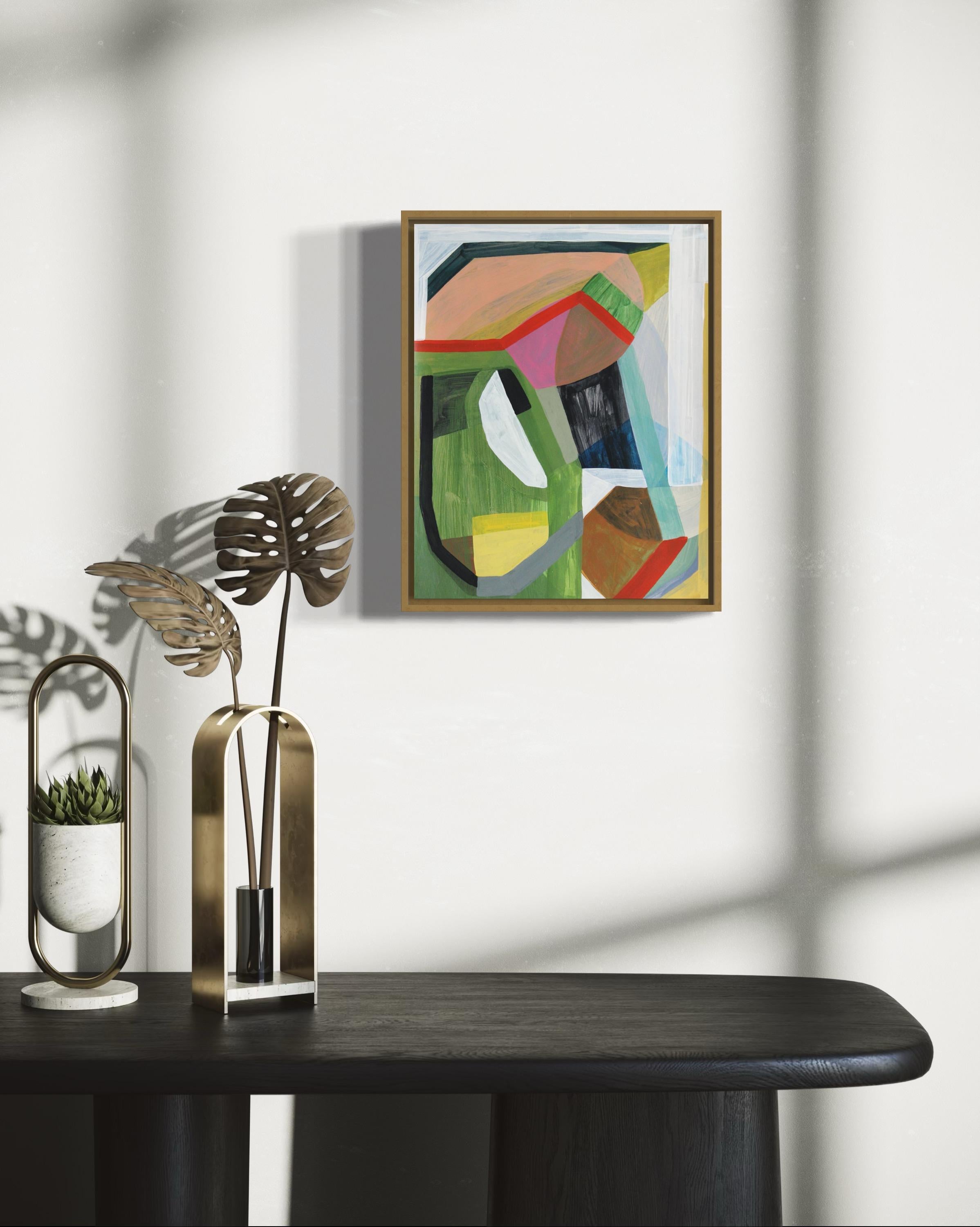 Studie 8, Acryl auf Papier Gemälde von Rebekah Andrade, 2021 im Angebot 1
