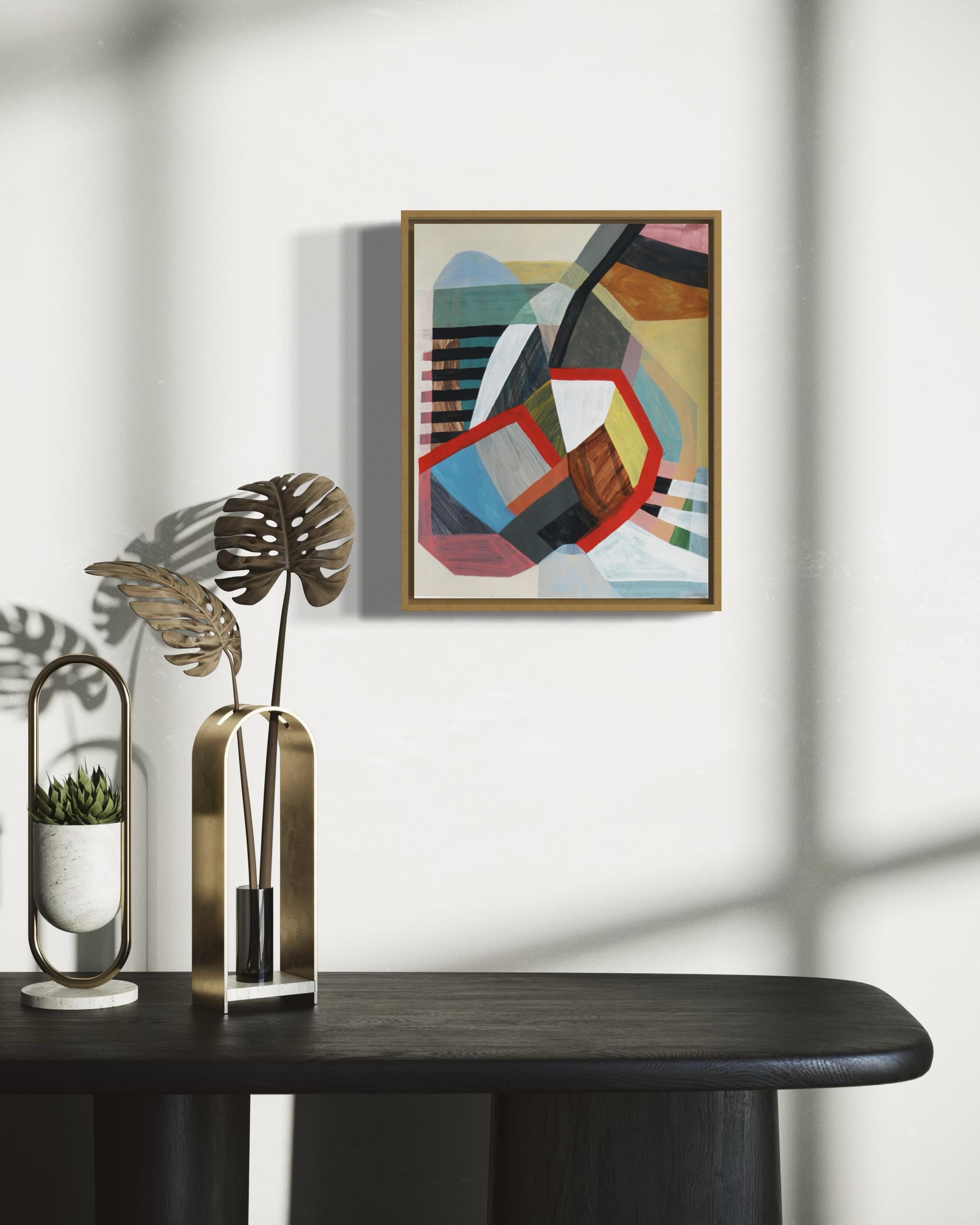 Studio 9, Pittura acrilica su carta di Rebekah Andrade, 2021 in vendita 2