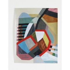 Study 9, Acrylic on Paper Painting by Rebekah Andrade, 2021