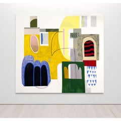 Sunshine Sunshine, dipinto a olio su tela di Rebekah Andrade, 2023