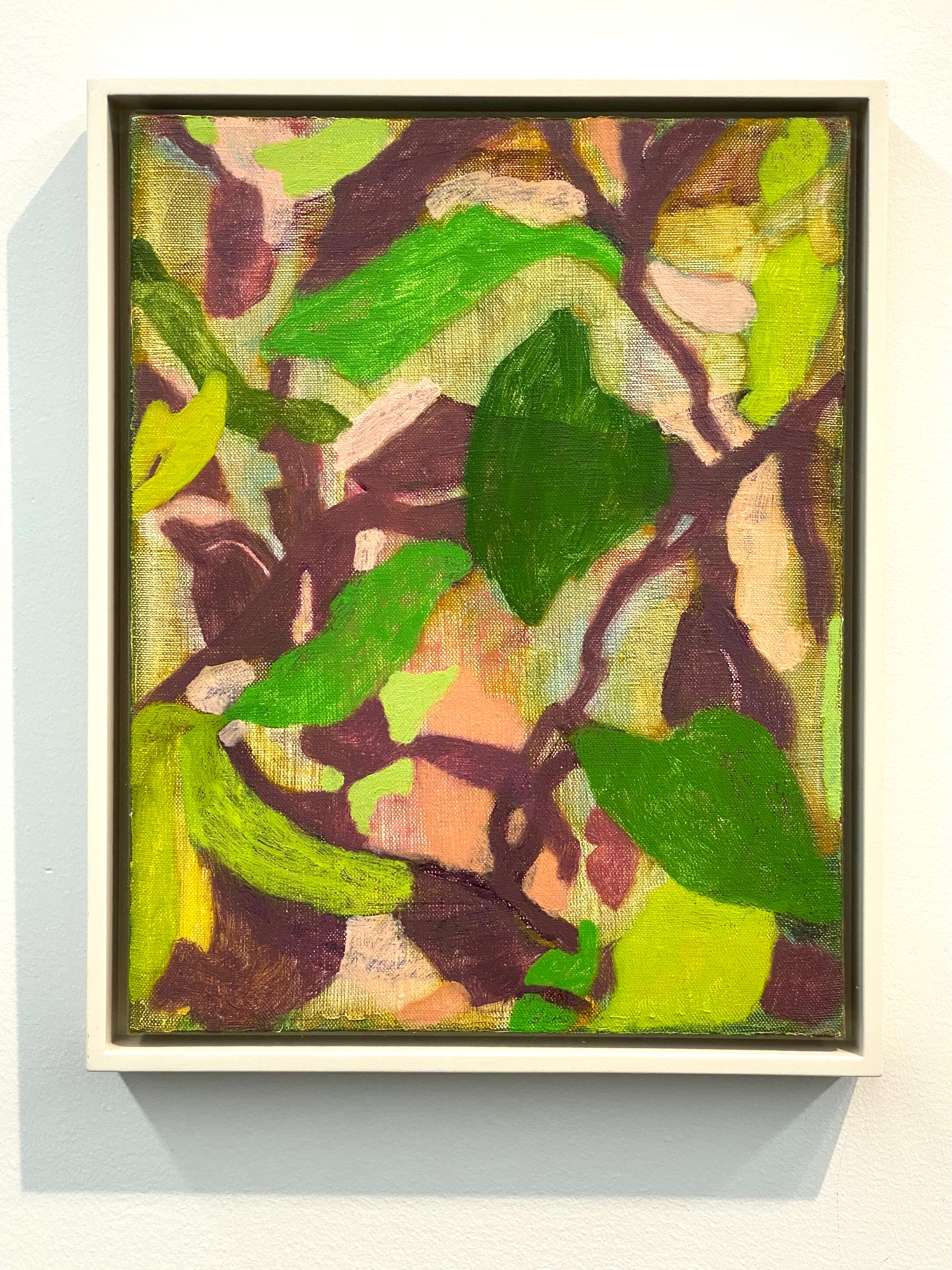 Dye-Leaves - Painting by Rebekah Callaghan