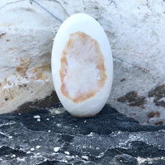 Rebirth, White Onyx Light Sculpture by Giulia Archimede