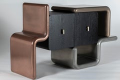 Rebound, the Liquid Metal Cabinet Designed by Roberto Giacomucci