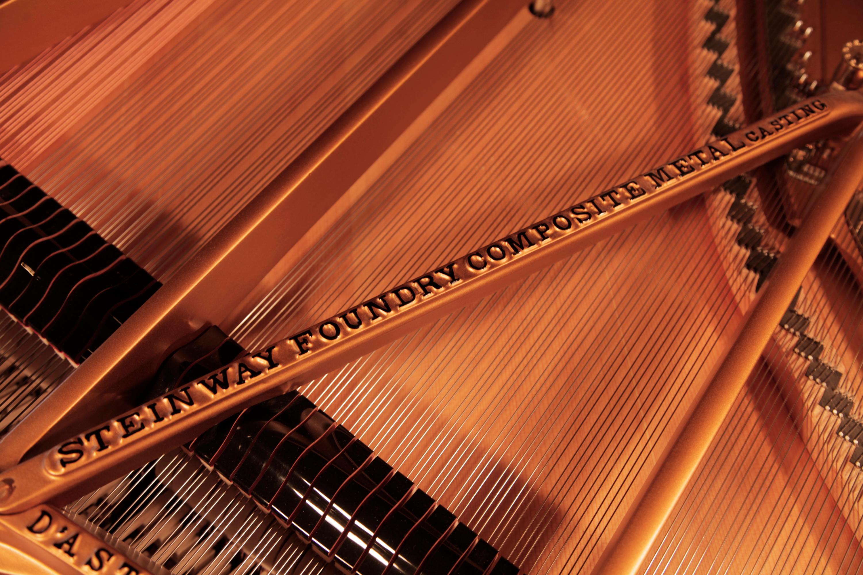 Piano à queue de concert Steinway & Sons modèle D, ronce de noyer, reconstruit en 1881 en vente 9