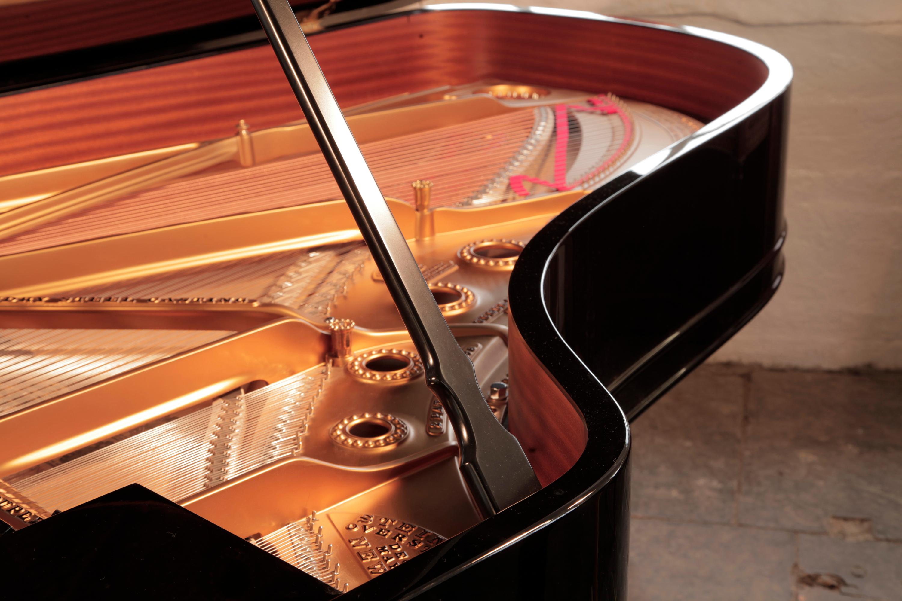 19th Century Rebuilt Steinway Model B Grand Piano Arabesque Music Desk1886 Fluted Barrel Legs For Sale
