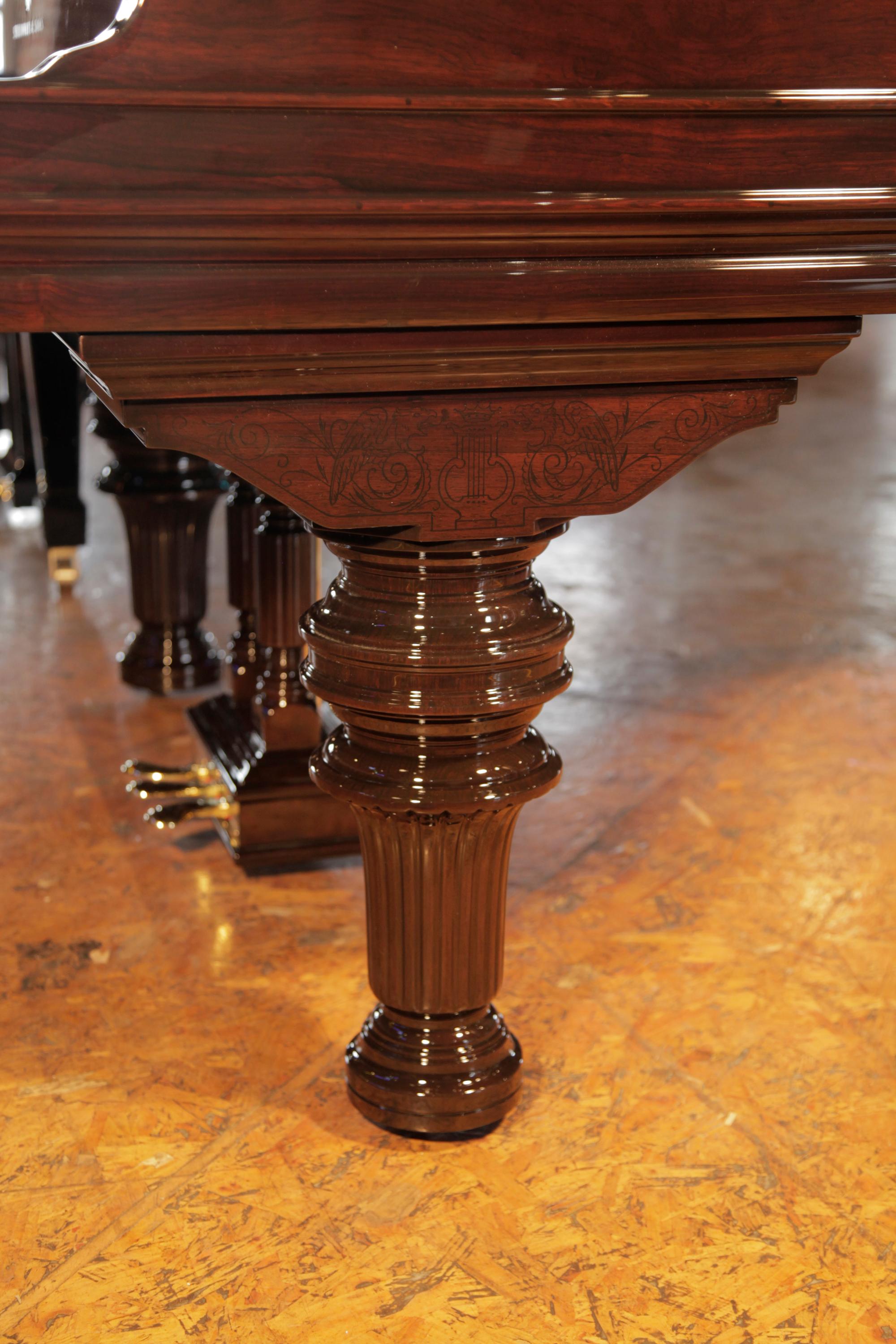 Rebuilt Steinway and Sons Model D Grand Piano Rosewood Grecian Urn Legs
