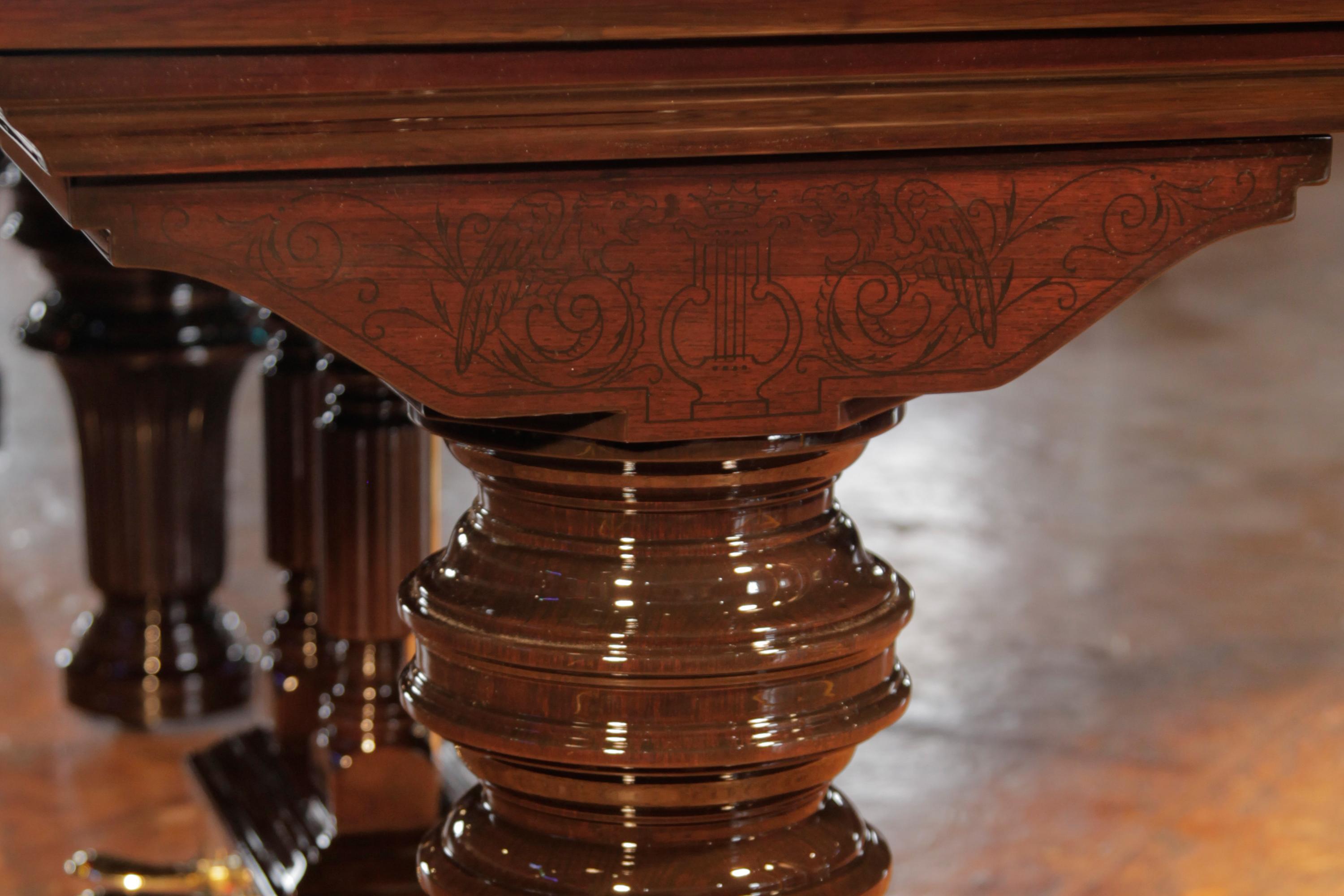 Rebuilt Steinway and Sons Model D Grand Piano Rosewood Grecian Urn Legs