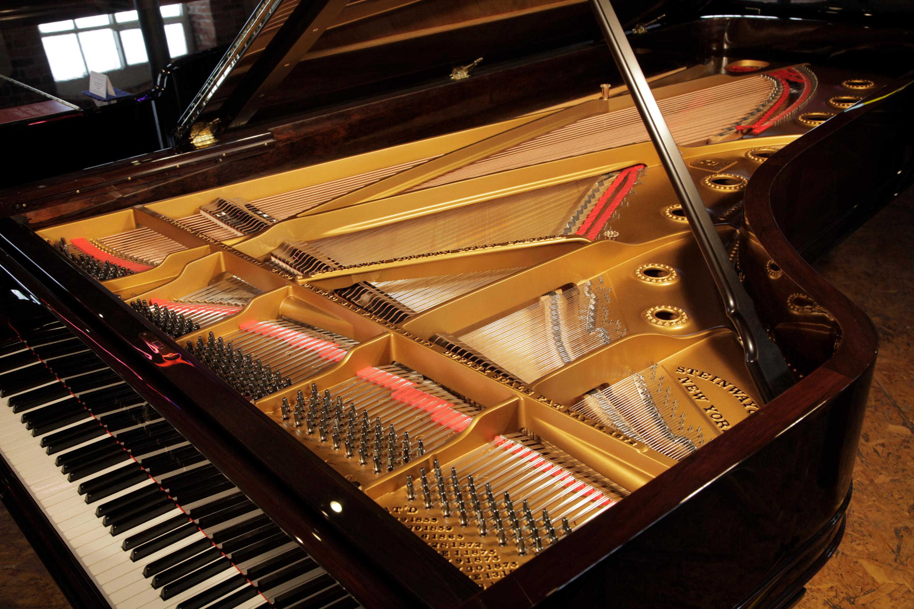Rebuilt Steinway and Sons Model D Grand Piano Rosewood Grecian Urn Legs