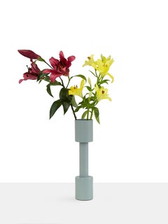 Rec-Cut Aluminium Vase in Pigeon
