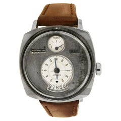 REC Montre moutarde en acier inoxydable P-51-02