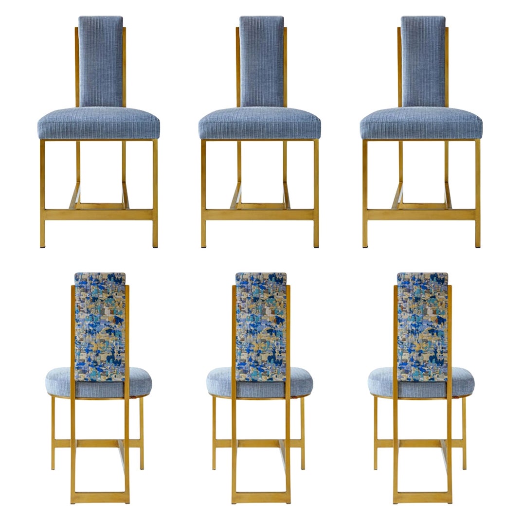 Chaise Kenzo "Set of 6" et canapé Papillonne 3 Seater en vente
