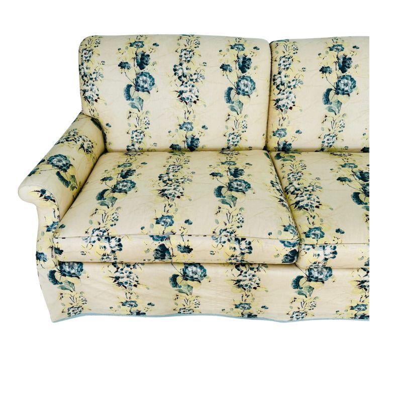old floral couch