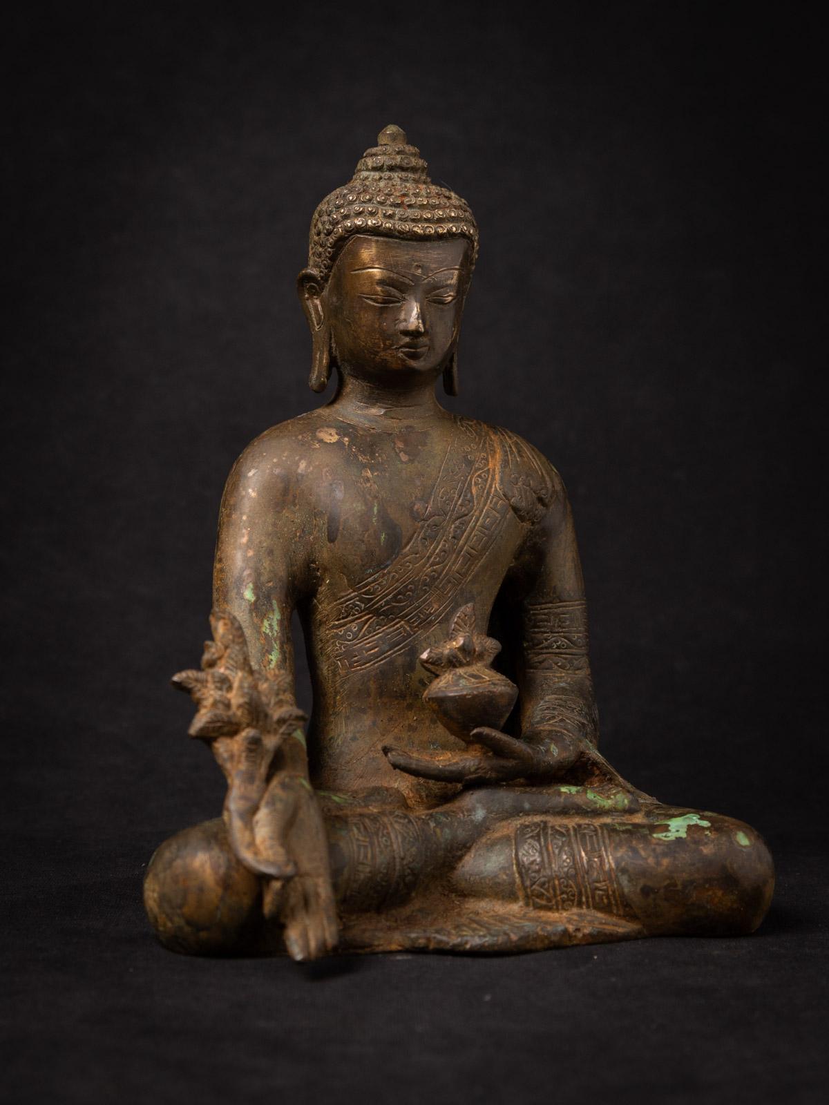Contemporary Recently made Bronze Nepali Medicine Buddha from Nepal - OriginalBuddhas