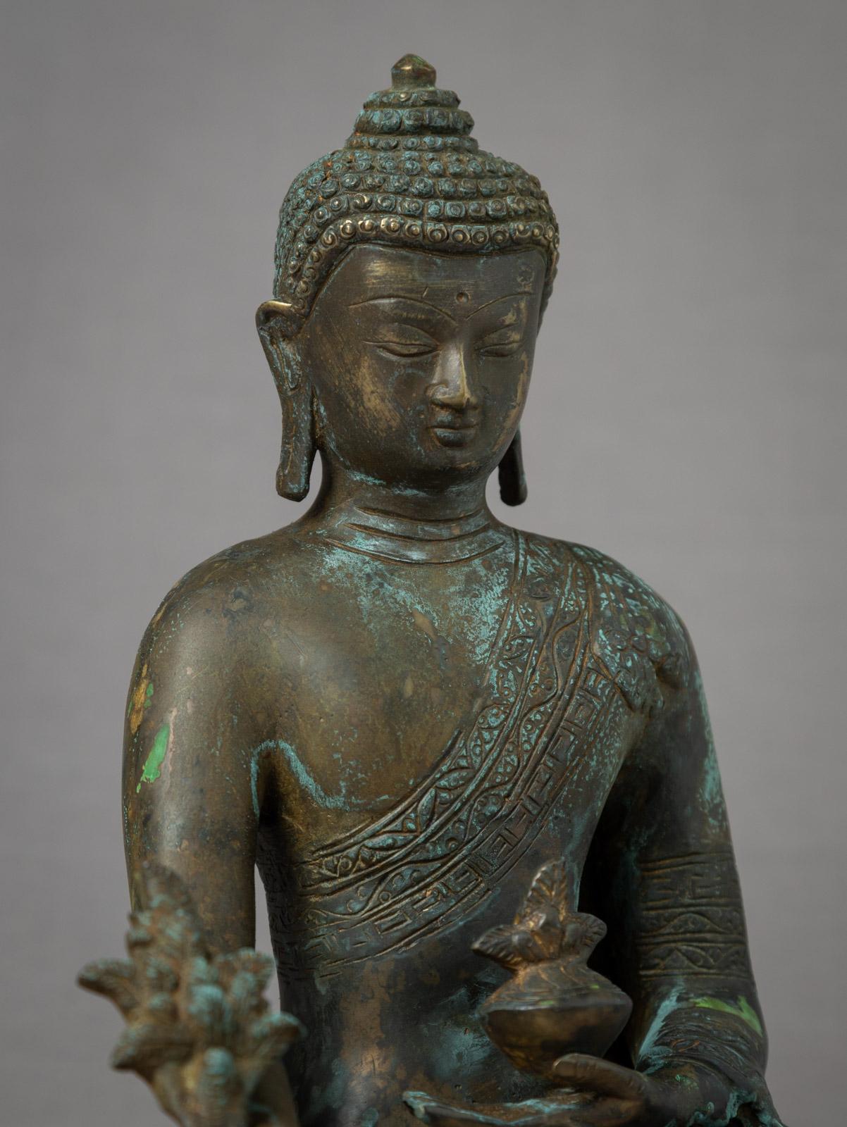 Recently made Bronze Nepali Medicine Buddha from Nepal - OriginalBuddhas 1