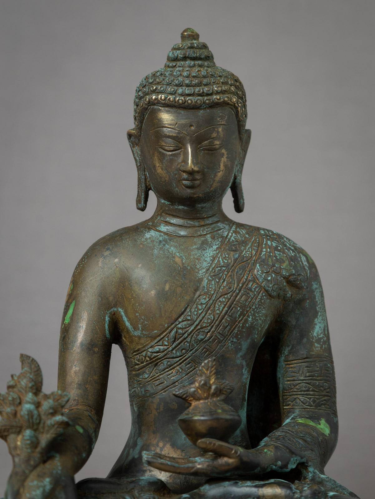 Recently made Bronze Nepali Medicine Buddha from Nepal - OriginalBuddhas 3