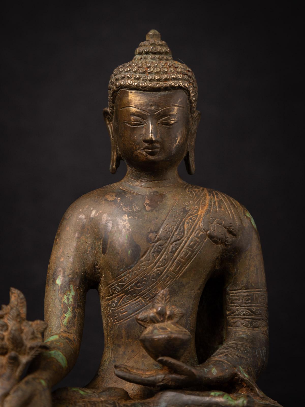 Recently made Bronze Nepali Medicine Buddha from Nepal - OriginalBuddhas 3