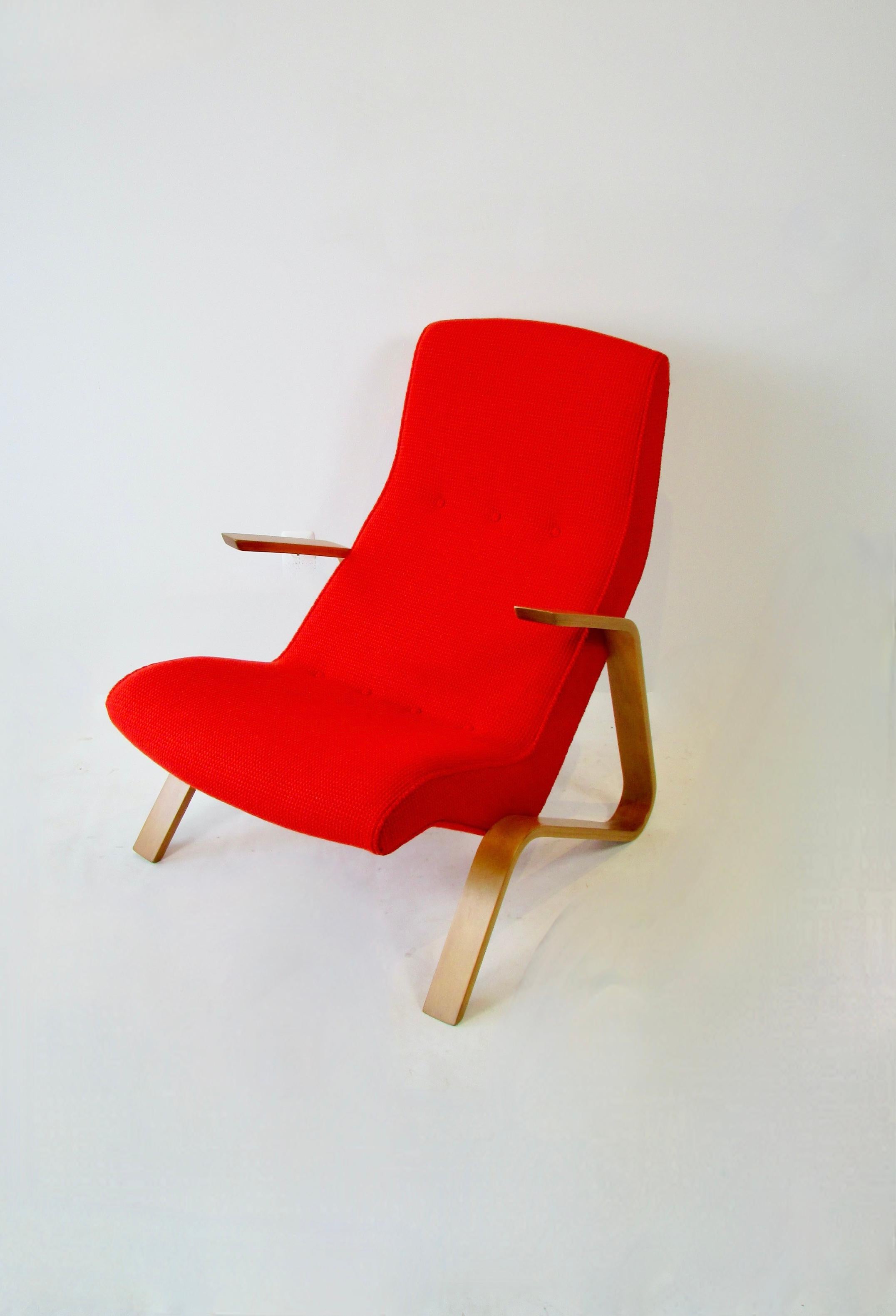 Mid-Century Modern Recently Restored Eero Saarinen for Knoll Model 61 Grasshopper Lounge Chair For Sale