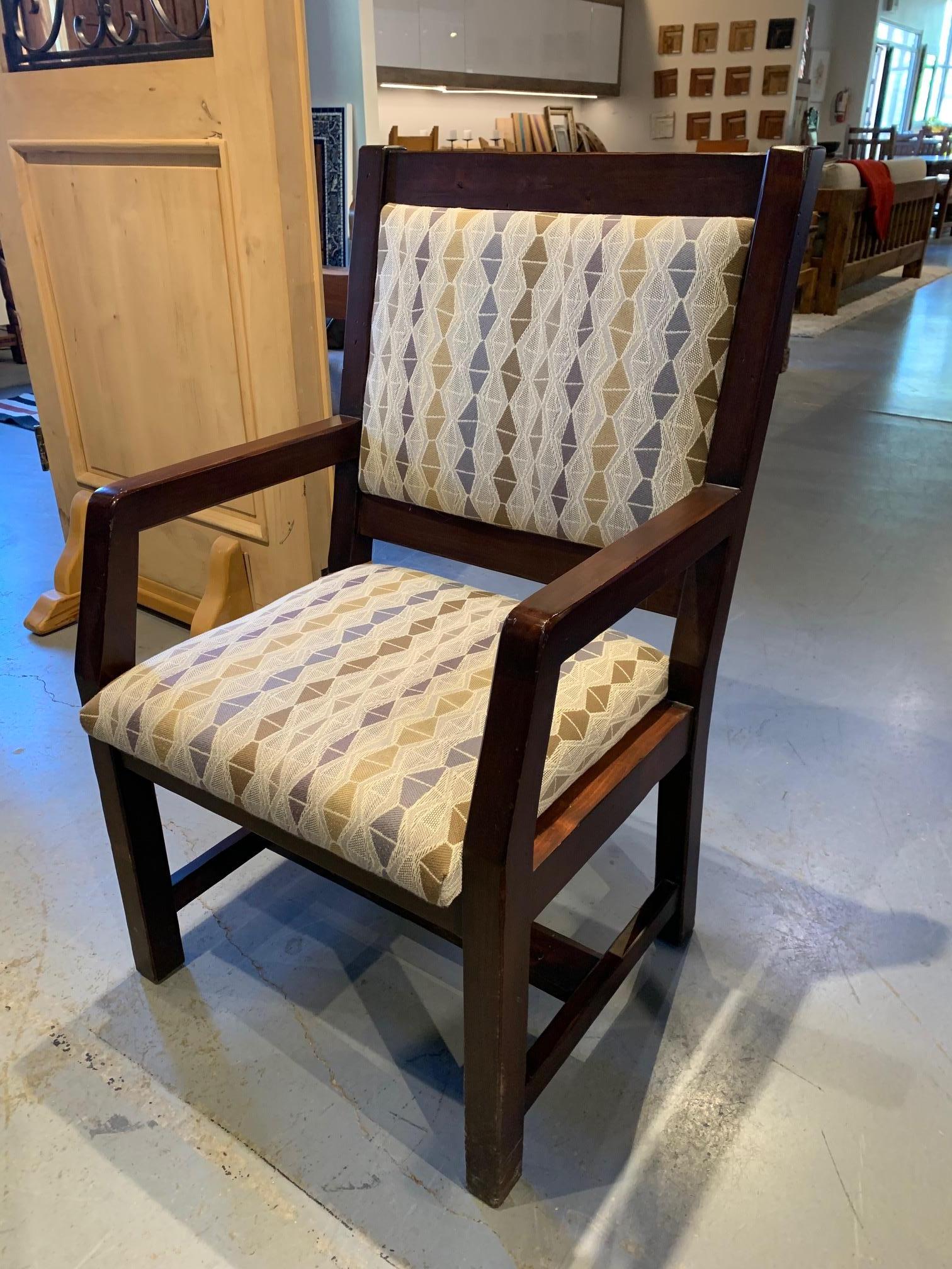 Upholstery Reception Arm Chair For Sale