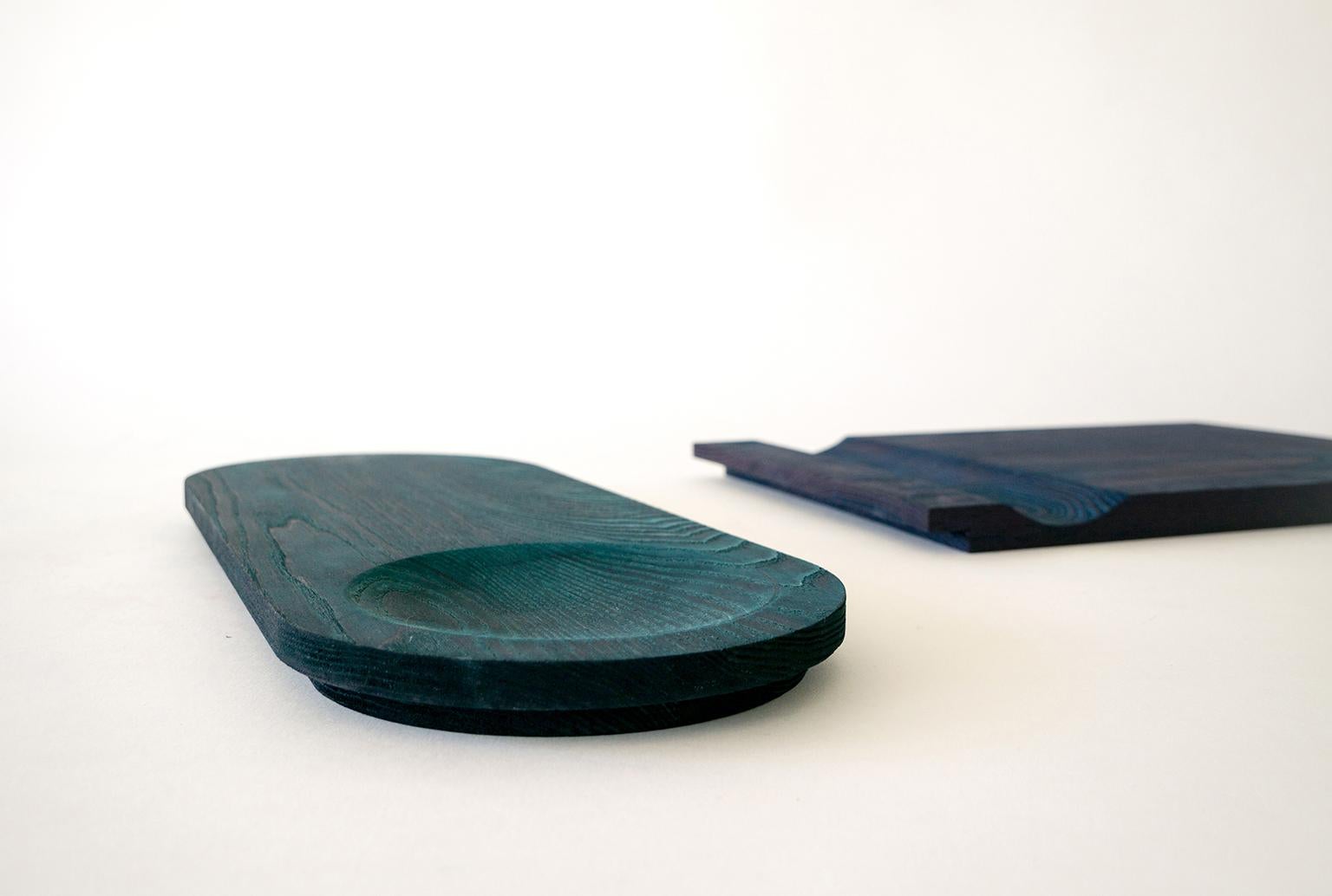 Dyed Recess 'Rectangle' Minimal 'Decorative Dish/Platform' for Organization/Display For Sale