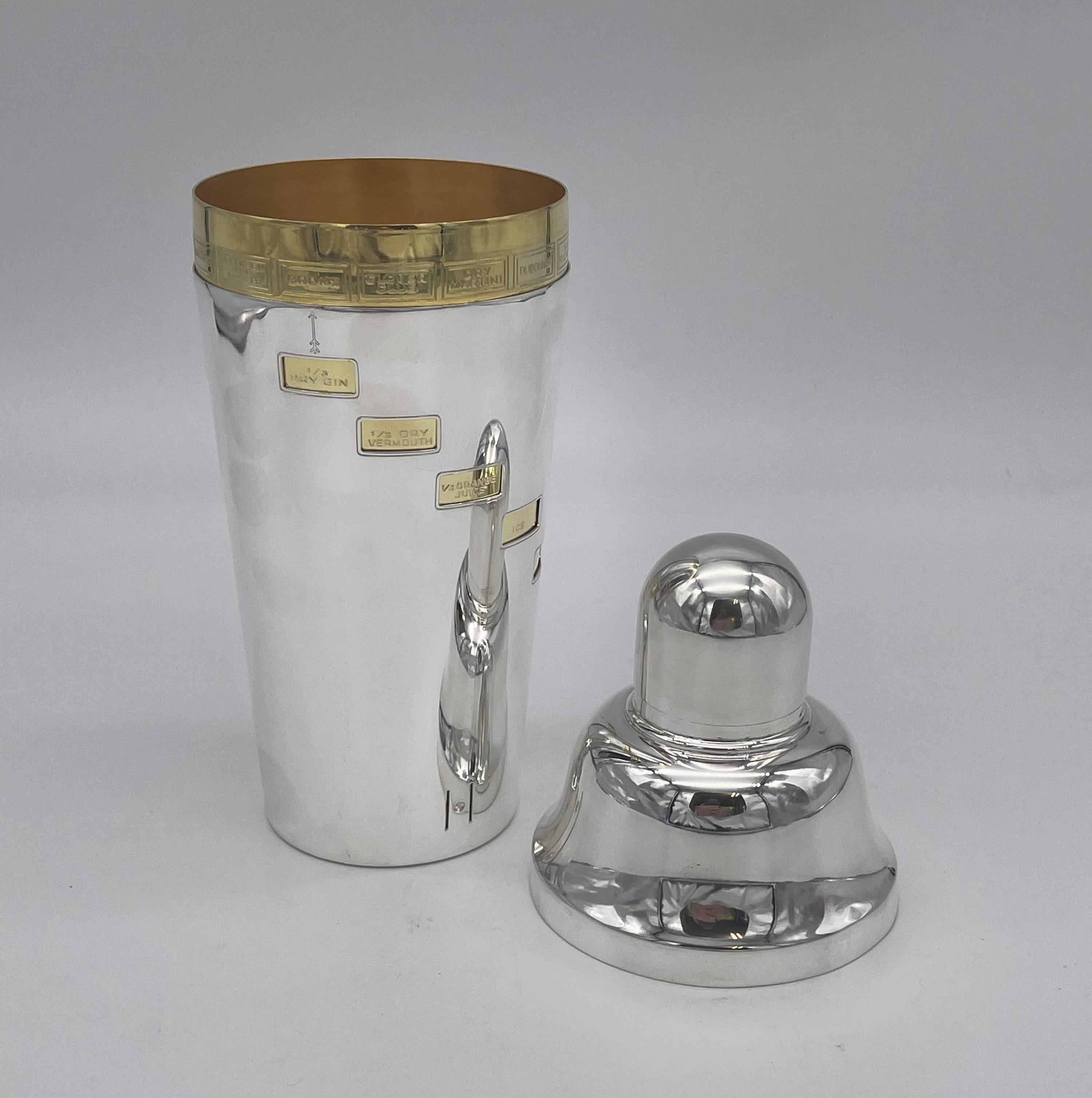 Recipe Cocktail Shaker In Good Condition In London, GB