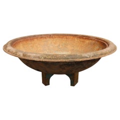 Reclaimed 1.8m Large Cast Iron Bowl Water Feature