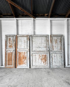 Reclaimed 18th Century French Wardrobe Doors, Set of 4