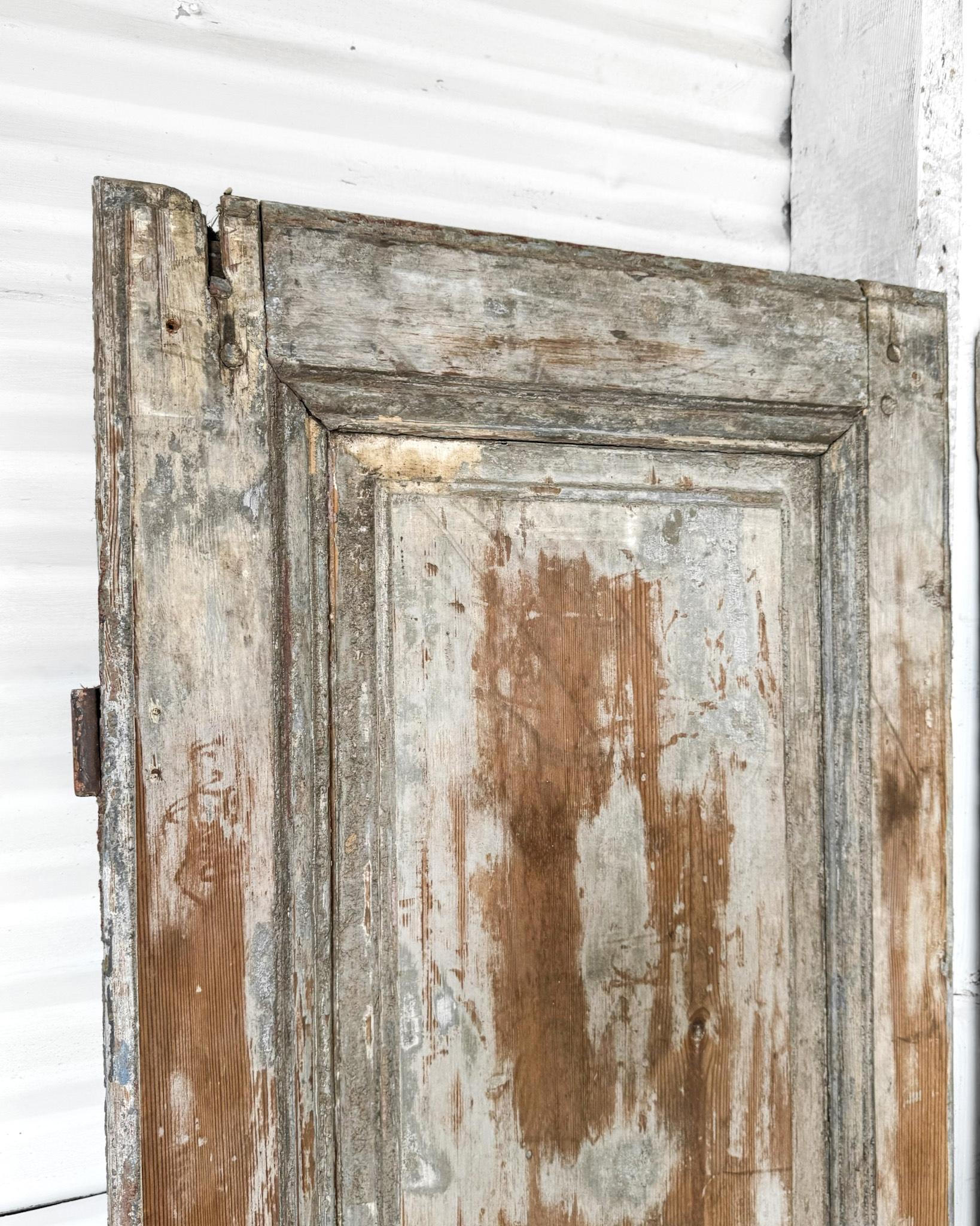 Peinture Portes d'armoire françaises récupérées du 18e siècle, ensemble de 4 en vente
