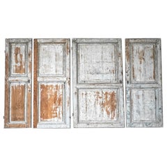 Reclaimed 18th Century French Wardrobe Doors, Set of 4