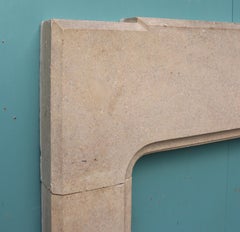 Reclaimed 1920s Fossilised Limestone Mantel