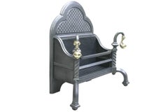 Reclaimed 19th Century Cast Iron Fire Basket