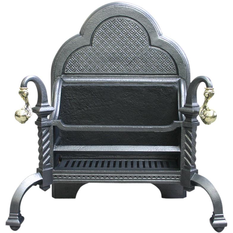 Reclaimed 19th Century Cast Iron Fire Basket