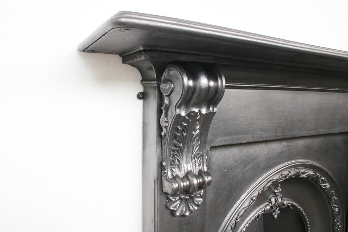Reclaimed 19th Century Cast Iron Fireplace Surround In Good Condition In Manchester, GB