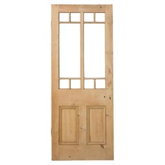 Reclaimed 19th Century Exterior Door for Glazing