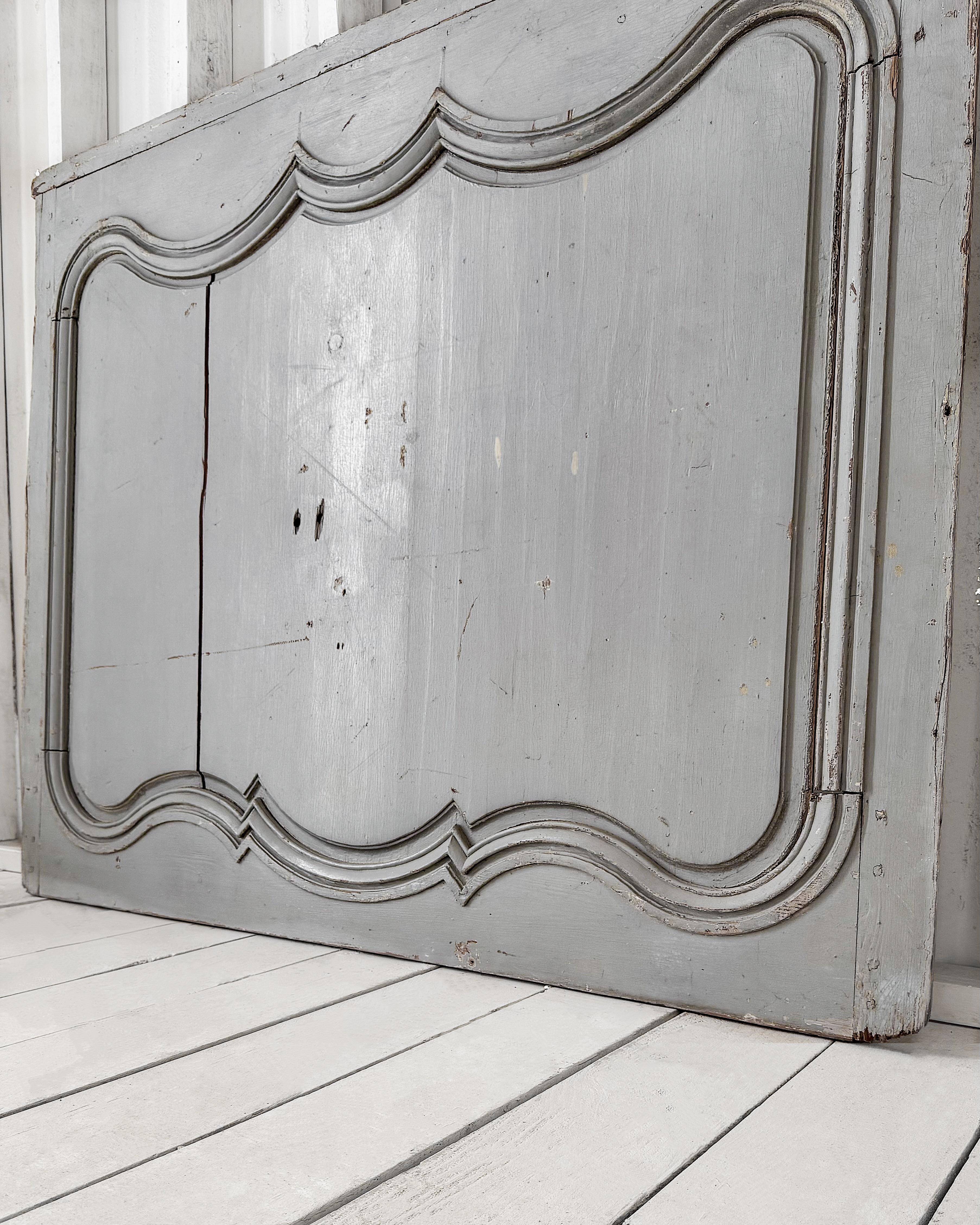 Reclaimed 19th century French Provincial Decorative Boiserie Panel For Sale 8