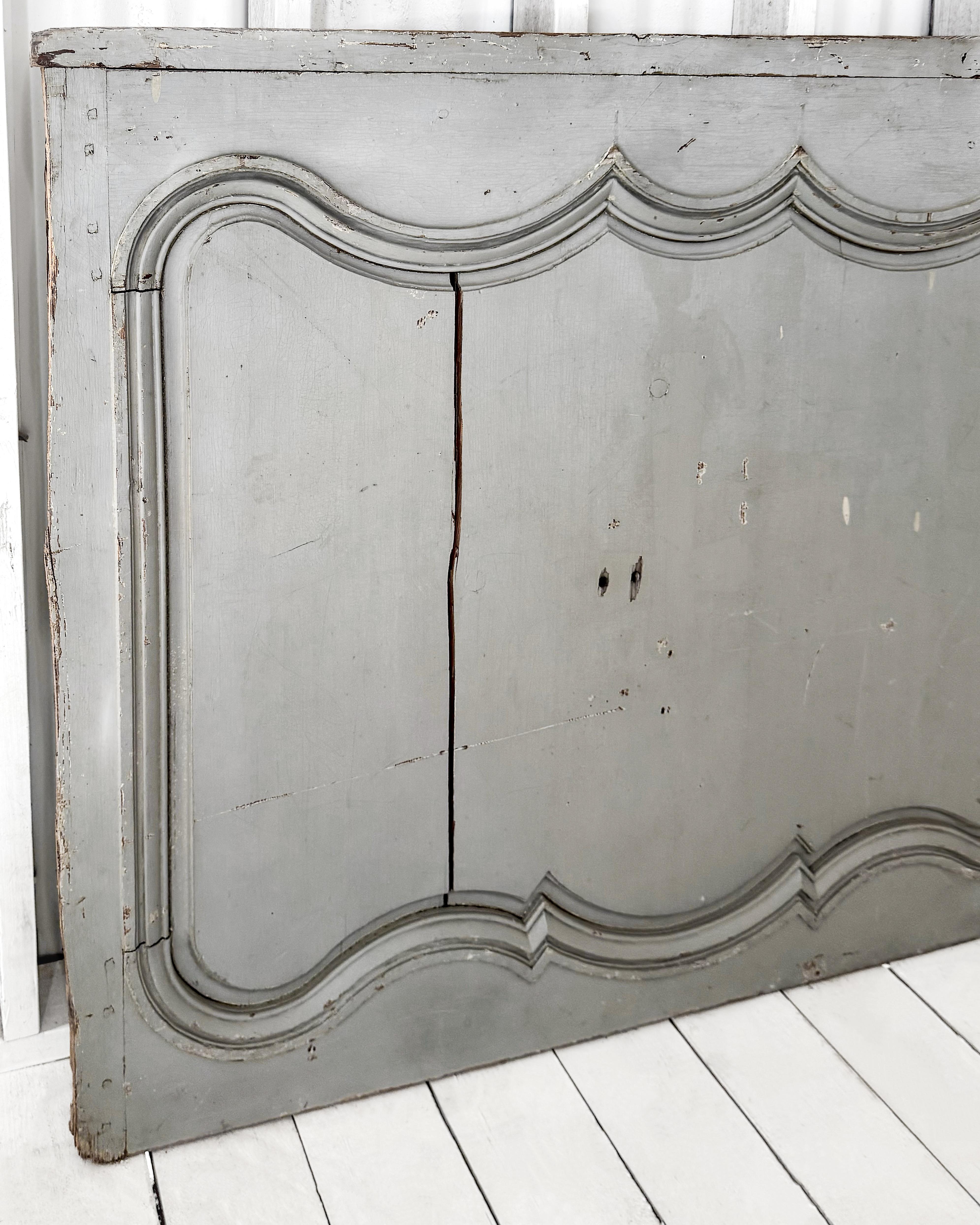 19th Century Reclaimed 19th century French Provincial Decorative Boiserie Panel For Sale