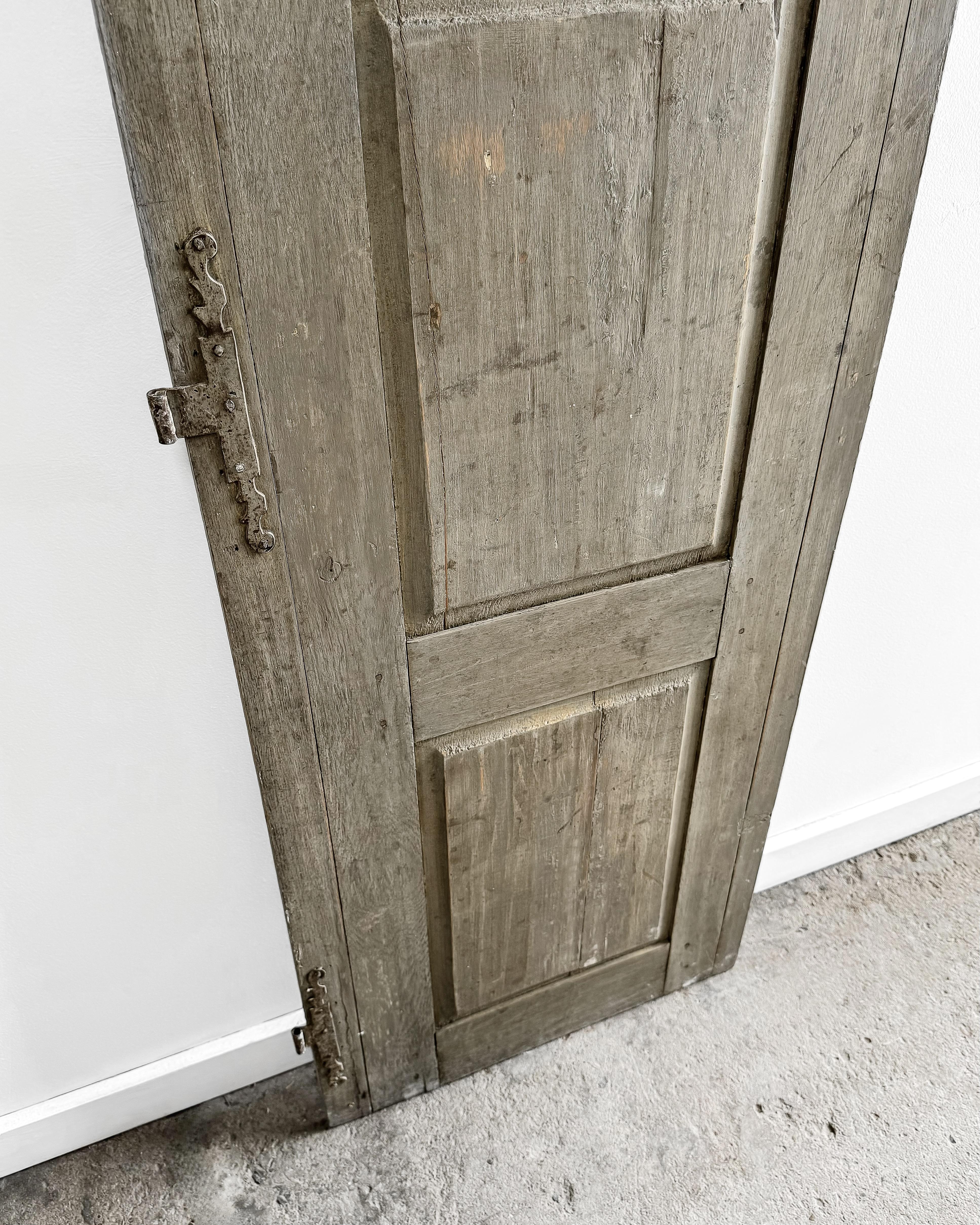 Reclaimed 19th Century Paneled French Shutter 7