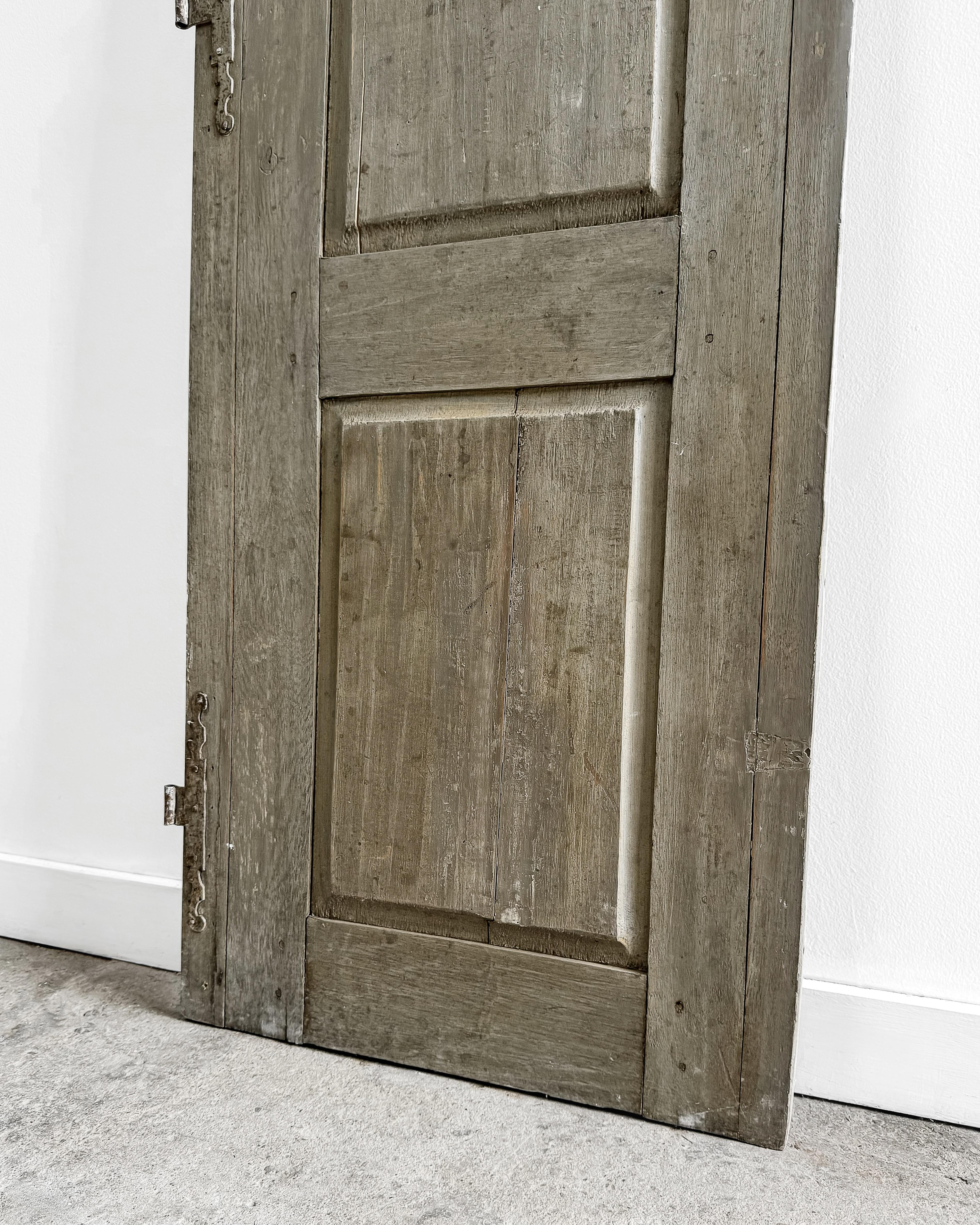Reclaimed 19th Century Paneled French Shutter 10