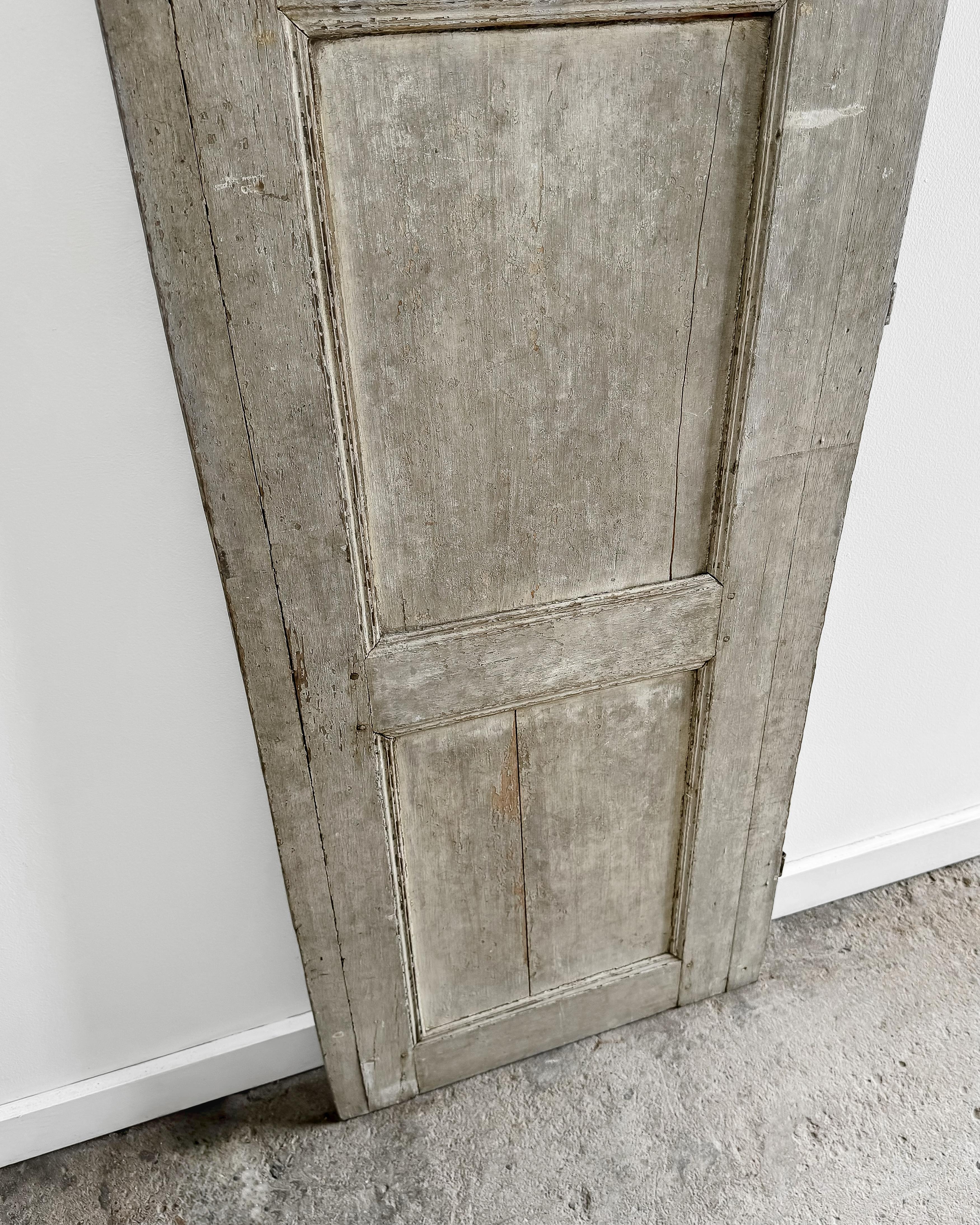 Reclaimed 19th Century Paneled French Shutter 1