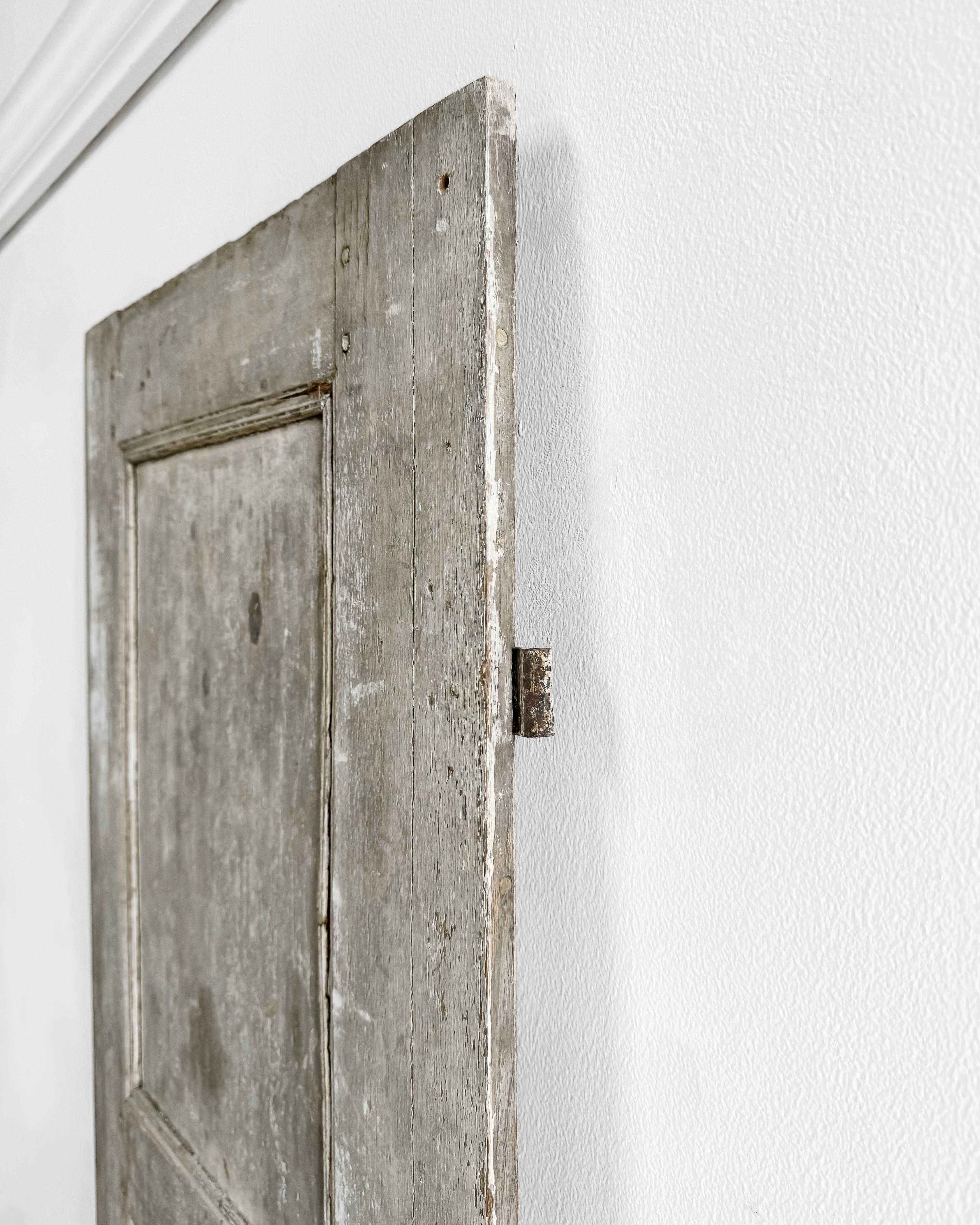 Reclaimed 19th Century Paneled French Shutter 3